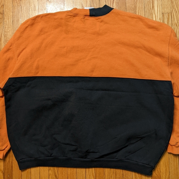 ❌SOLD❌ Vintage 90's Disney Lion King Sweater Orange Black Men's Large Adult - Picture 10 of 15